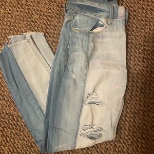 Express 2 tone jeans